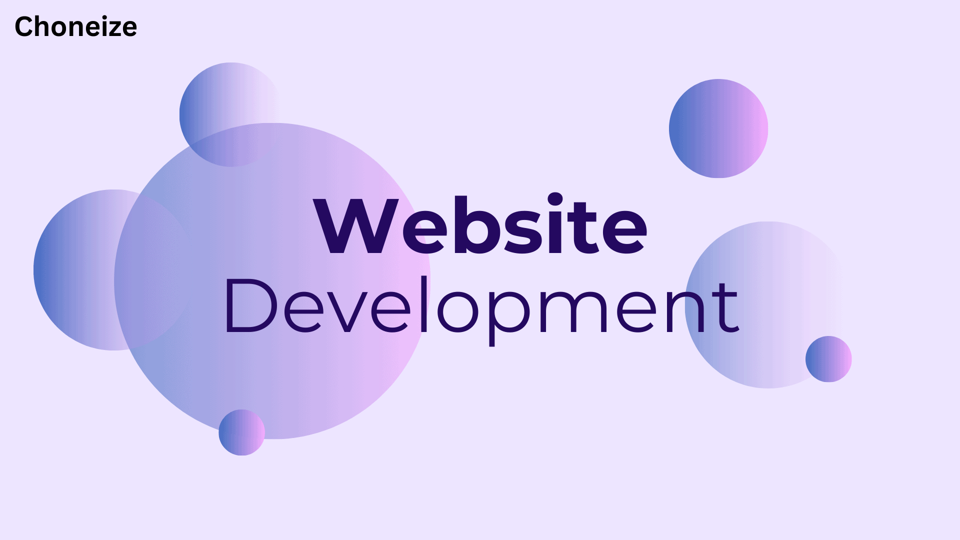 image tile showing the offered service of website development