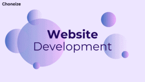 image tile showing the offered service of website development